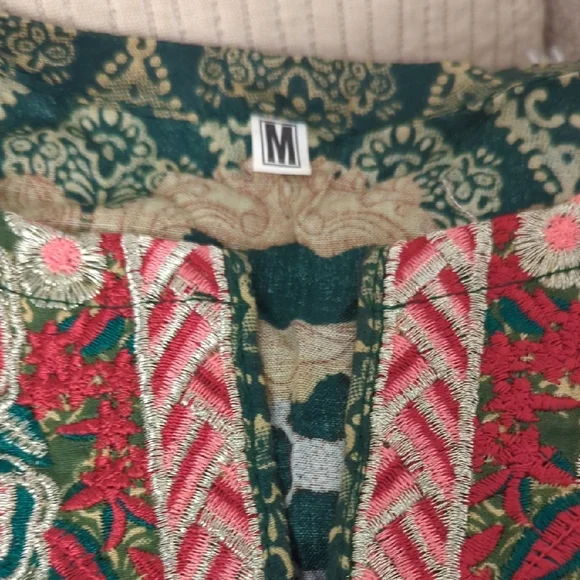 Elegant Light Multicolor Bohemian Dress Size Medium - Picture 9 of 13